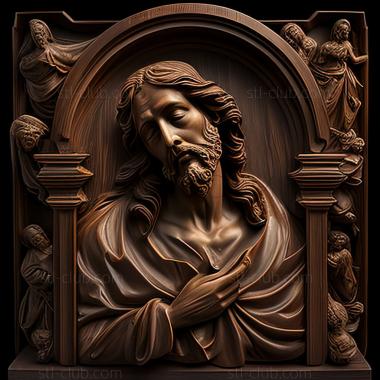 3D model st jesus (STL)